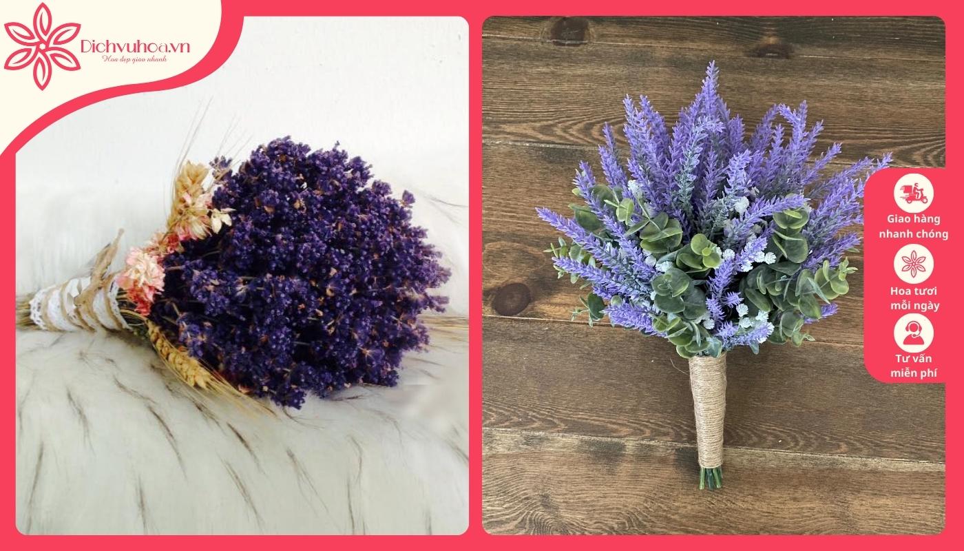 Hoa Lavender tươi mang vẻ đẹp sang trọng, tinh tế