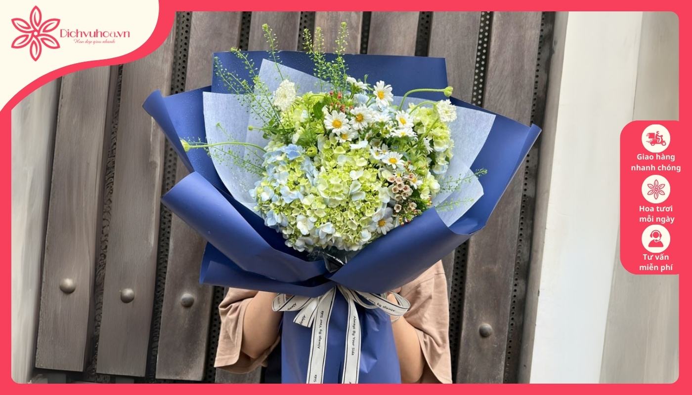 Chọn hoa cẩm tú cầu tặng thầy ngày sinh nhật Chọn hoa cẩm tú cầu tặng thầy ngày sinh nhật