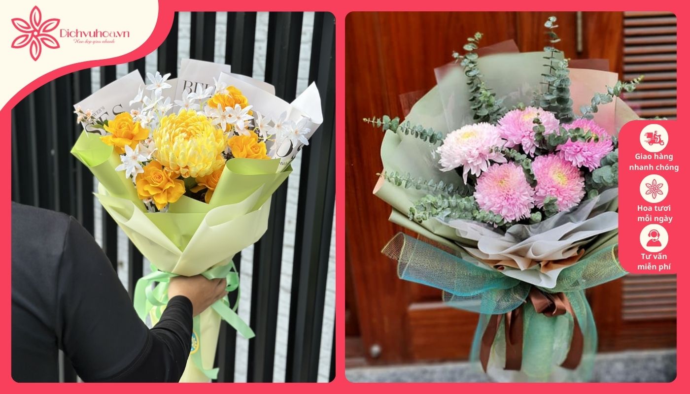 Hoa cúc chúc bố khỏe mạnh ngày sinh nhật Hoa cúc chúc bố khỏe mạnh ngày sinh nhật