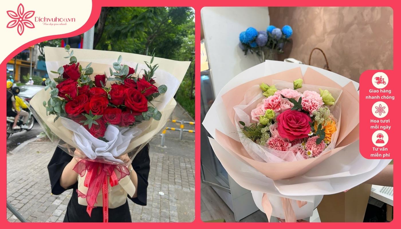 Hoa hồng chúc mừng doanh nhân