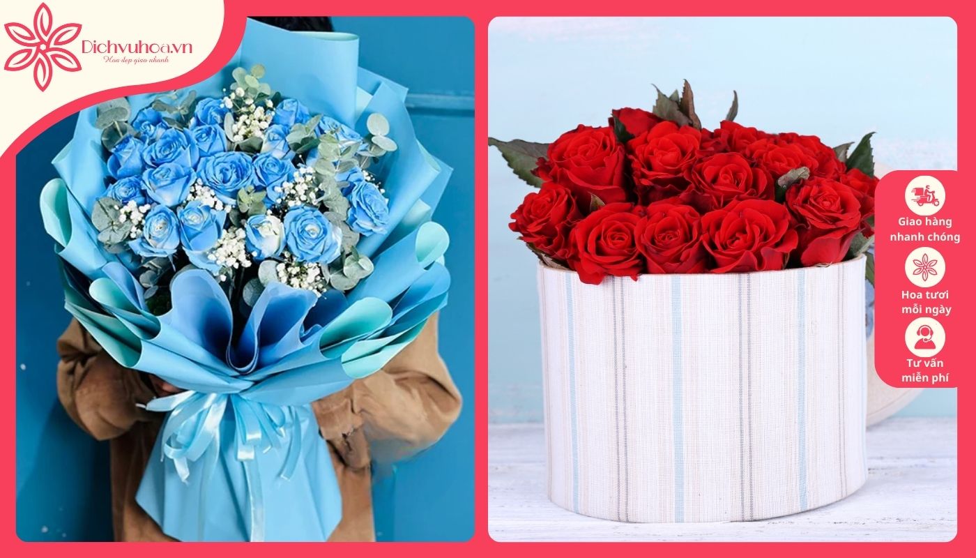 Hoa hồng tặng sinh nhật ông xã lãng mạn Hoa hồng tặng sinh nhật ông xã lãng mạn